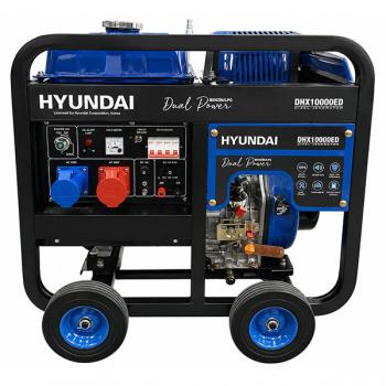 HYUNDAI DİZEL JENERATÖR  DHX10000ED  DUAL FAZ  MARŞLI