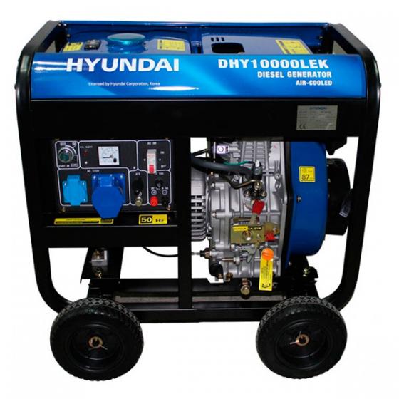 HYUNDAI DİZEL JENERATÖR  DHY10000LEK  7.5 KV  MONOFAZE