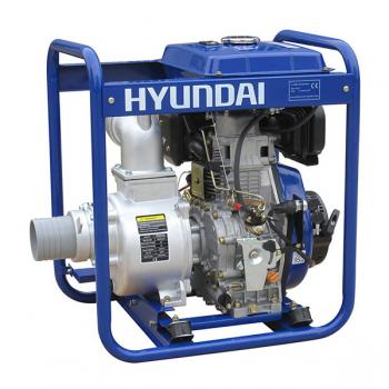 Hyundai DHY 100 LE Marşlı Dizel Su Motoru 4 İNÇ Parmak Motopomp