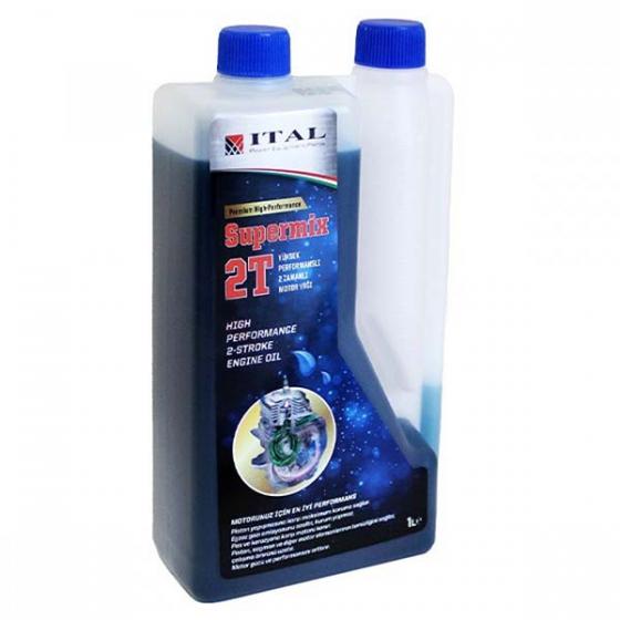 İTAL MOTOR YAĞI SUPERMIX 2 ZAMANLI 1 Lt ÖLÇEKLİ -  PREMİUM KALİTE