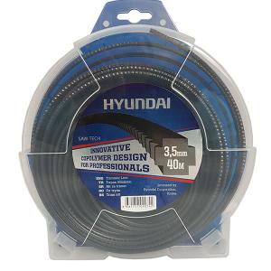 HYUNDAI MİSİNA 3.30mm 50mt  DİŞLİ-TIRTIKLI SİYAH