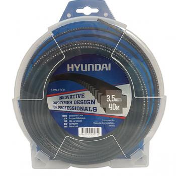 HYUNDAI MİSİNA 3.30mm 50mt  DİŞLİ-TIRTIKLI SİYAH