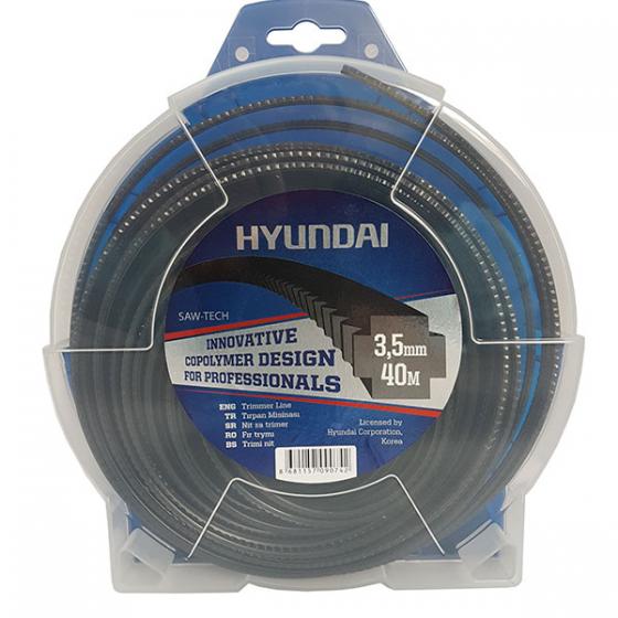 HYUNDAI MİSİNA 3.30mm 50mt  DİŞLİ-TIRTIKLI SİYAH